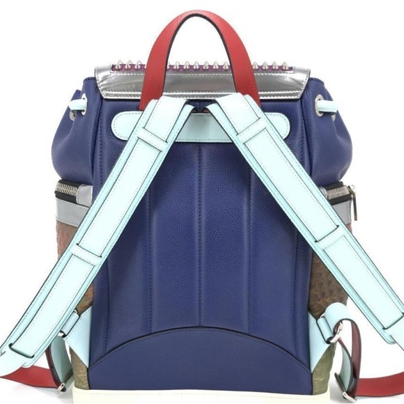 Christian Louboutin Explorafunk Spiked Leather Backpack - Like New - Picture 3 of 8